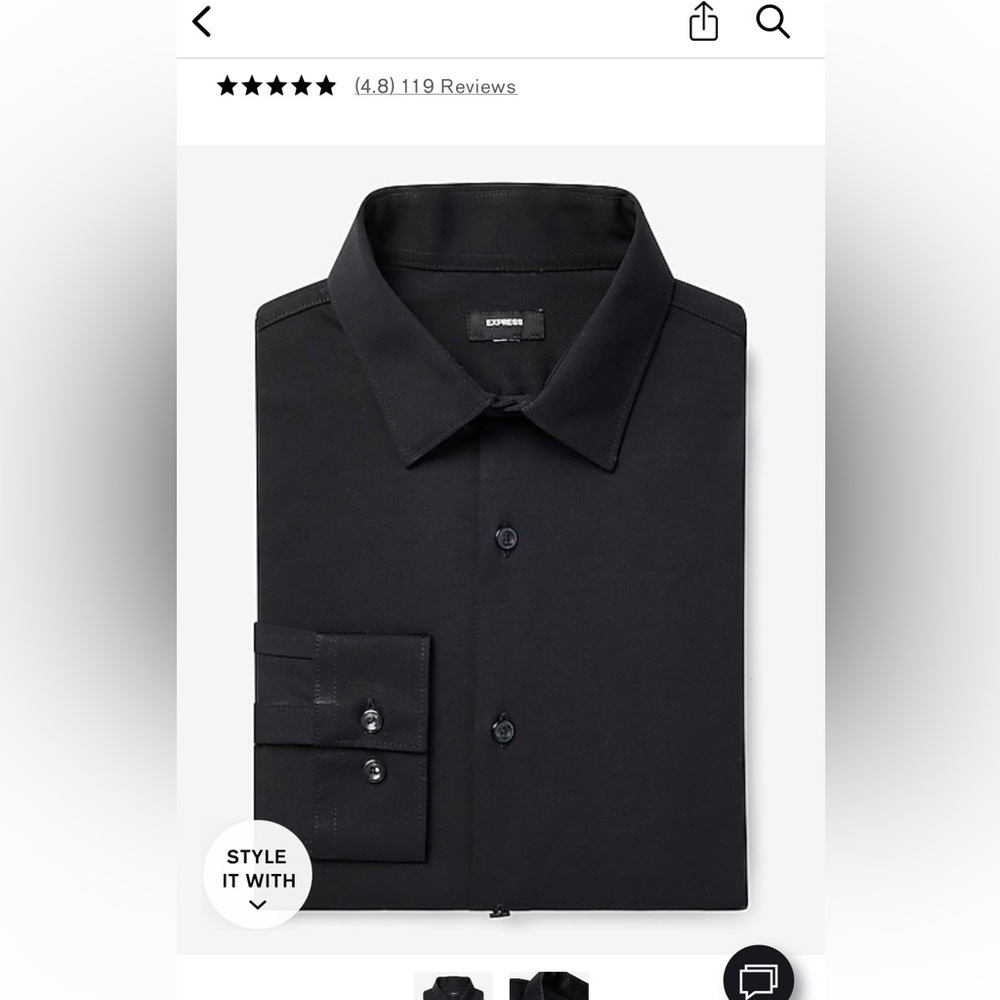 Extra slim button up express